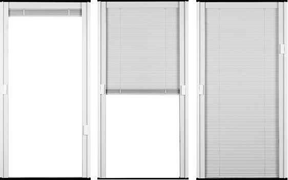 Type E: Three-layers of glasses with two cavities (double-handle, single-handle) hollow shutter glass